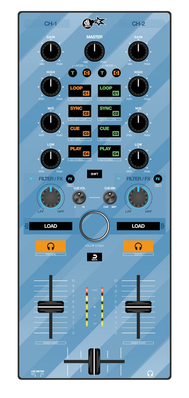 Reloop Mixtour Skin Striper